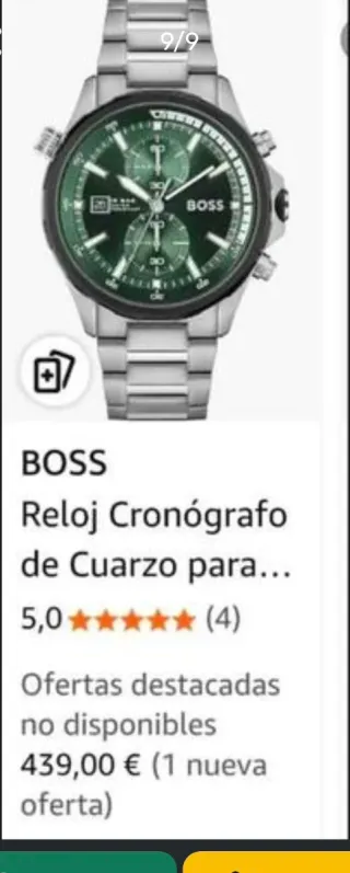 Reloj HUGO BOSS Cronógrafo