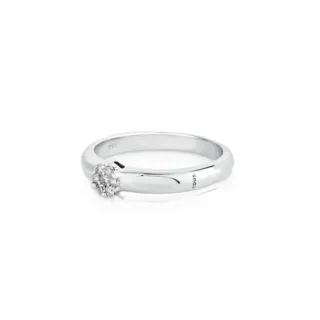 TOUS: Anillo Pedida Oro Blanco Diamantes