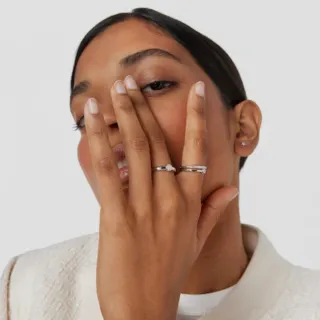 TOUS: Anillo Pedida Oro Blanco Diamantes