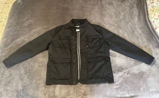 Chaqueta Zara Negra Impermeable