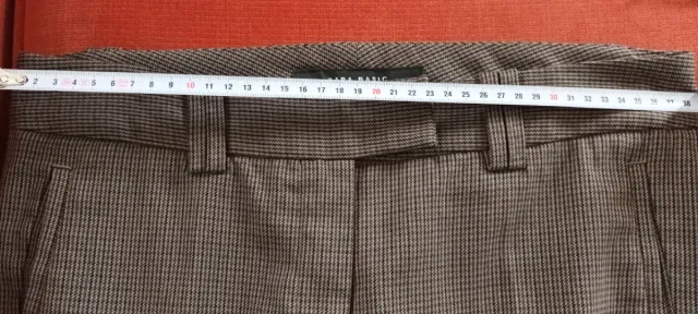 Pantalón pitillo pata gallo Zara gris