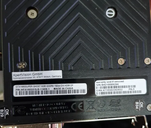 NVIDIA Gainward GTX 1660 Super