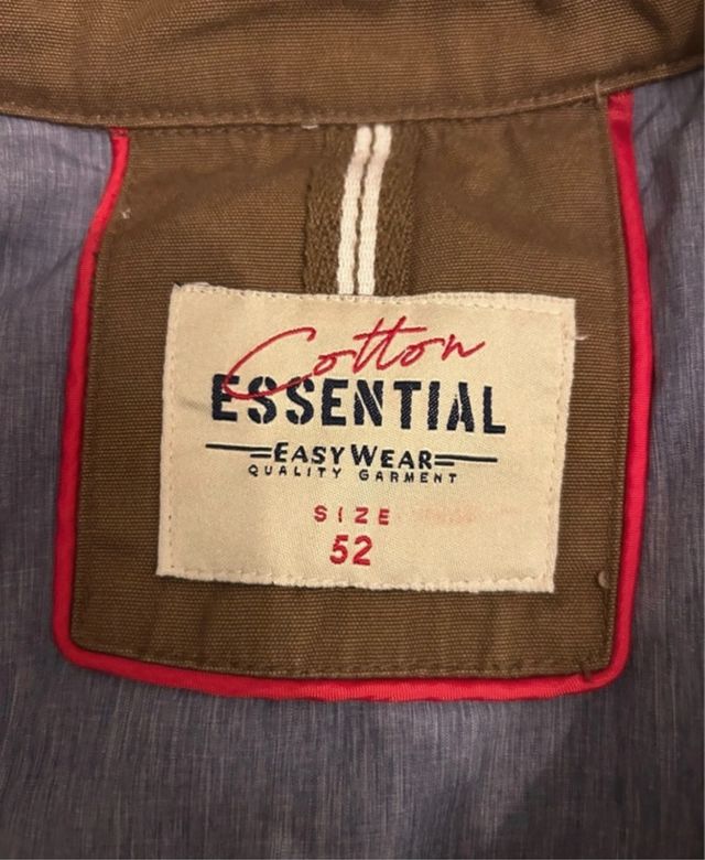 Chaqueta Essentials Marrón Hombre