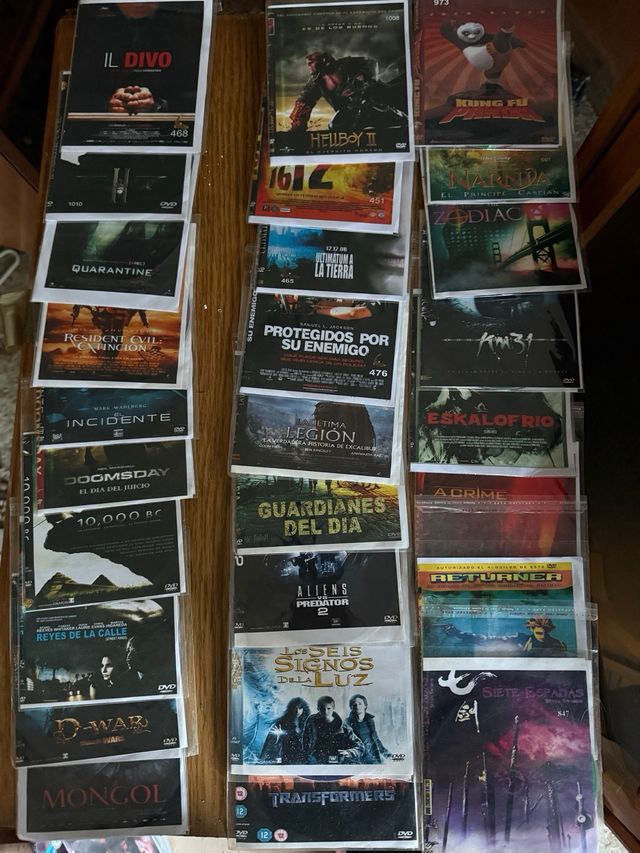Lote Películas piratas DVD Variadas
