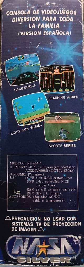 Consola Videojuegos NASA SILVER (NS-90AP)