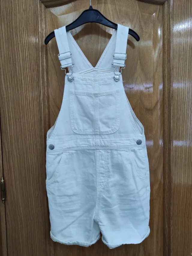 Peto corto blanco Zara, 4-5 años.