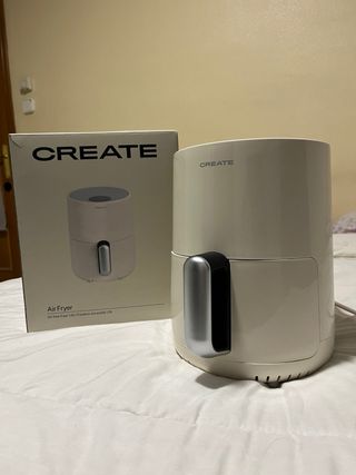 Freidora de aire Create color crema