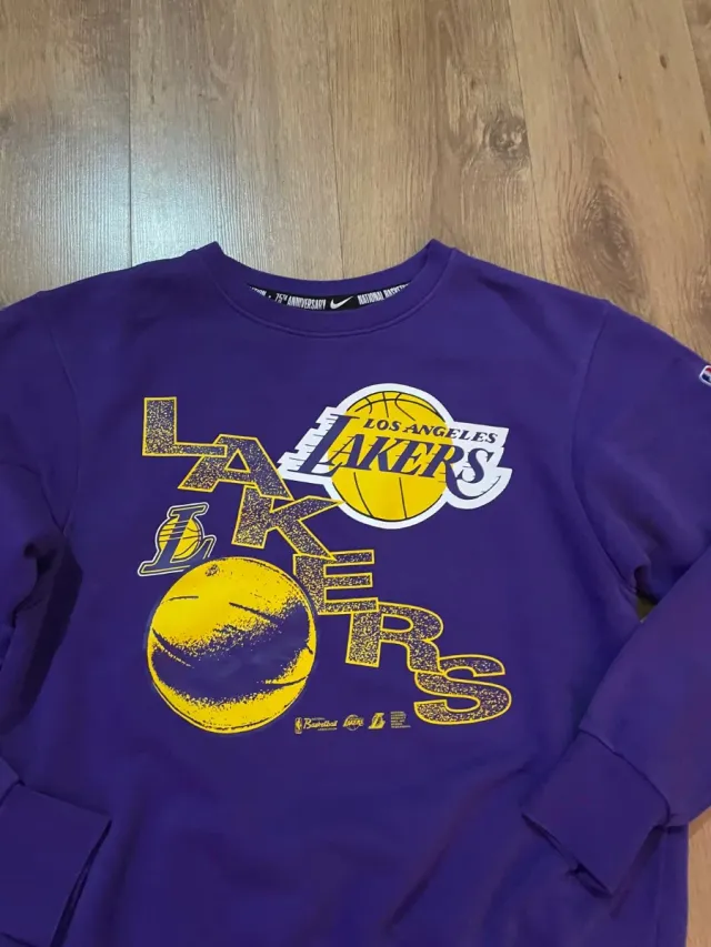 Sudadera Nike Lakers Morada