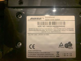 Altavoz Bose SoundDock Negro - No probado