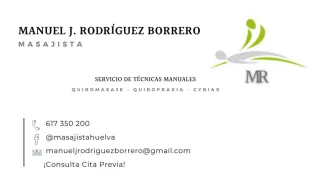Quiromasaje - Quiropraxia
