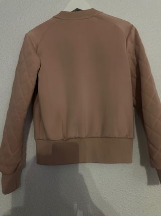 Chaqueta Bomber Rosa Bershka Talla S