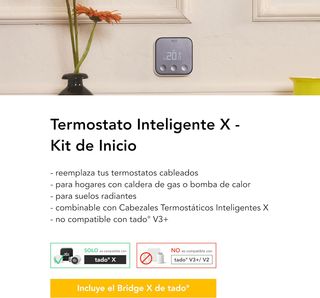 Termostato Inteligente Kit Tado X