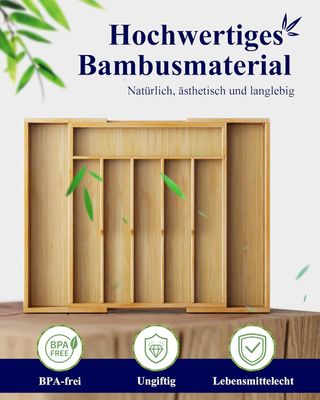 Bandeja cubertería Kitsure 8 compartimentos