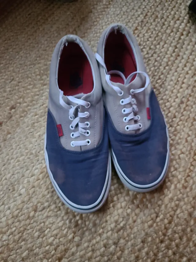 Zapatillas Vans Beige y Azul