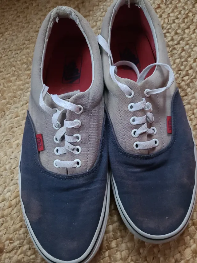 Zapatillas Vans Beige y Azul