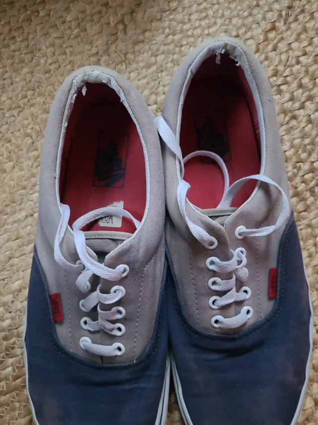 Zapatillas Vans Beige y Azul