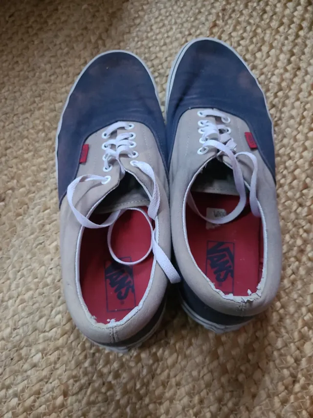 Zapatillas Vans Beige y Azul