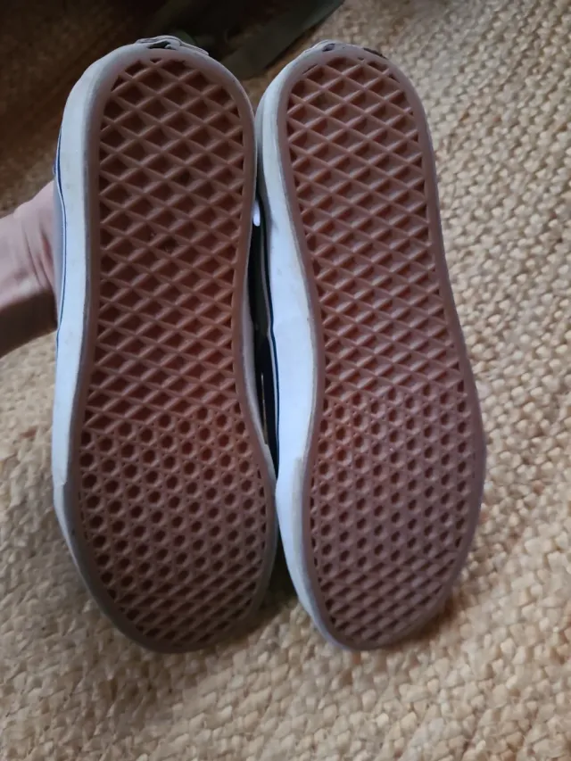 Zapatillas Vans Beige y Azul