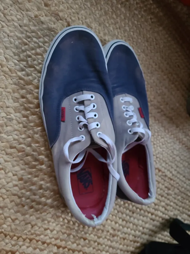 Zapatillas Vans Beige y Azul