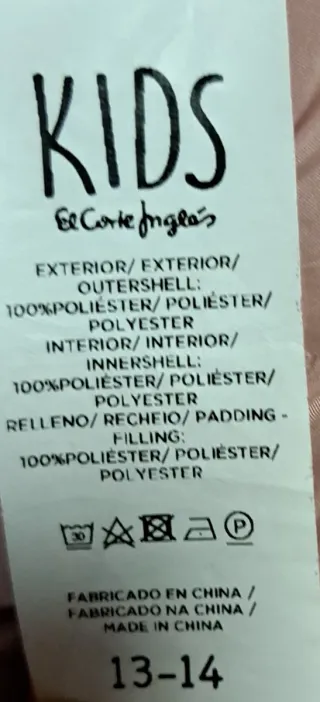 Chaleco reversible estampado niña