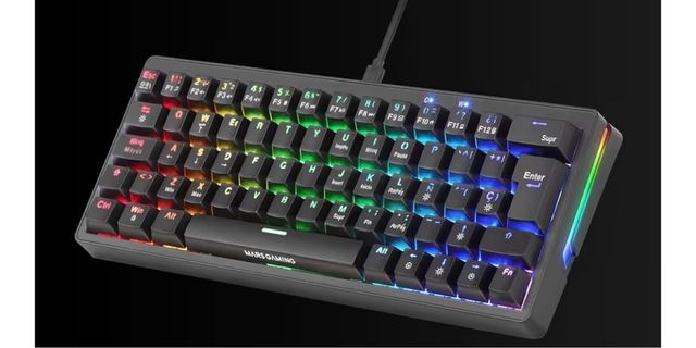 Mars Gaming MKMINIBRES Teclado Mecánico