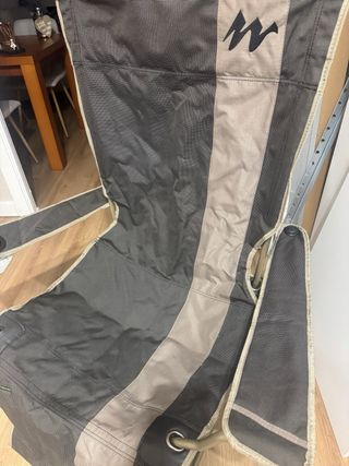 Sillón Plegable Camping Marrón y Gris Quechua