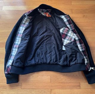 Giacca uomo fantasia tartan maniche nere