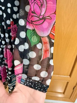 Vestido Desigual María Escote Flores