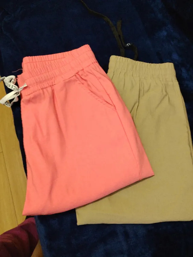 2 Pantalones Mujer Goma Elástica