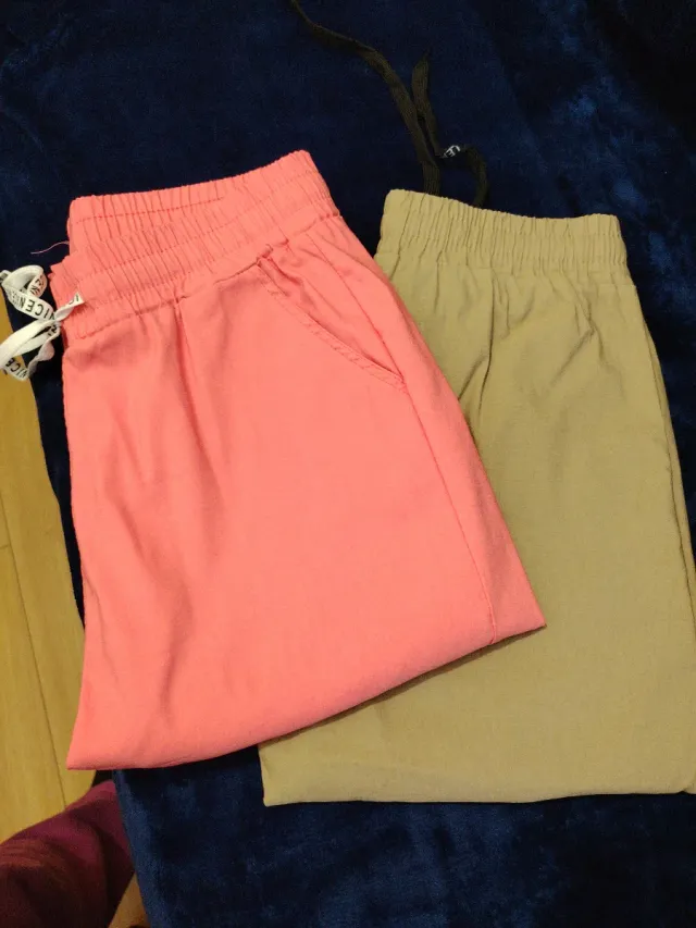 2 Pantalones Mujer Goma Elástica