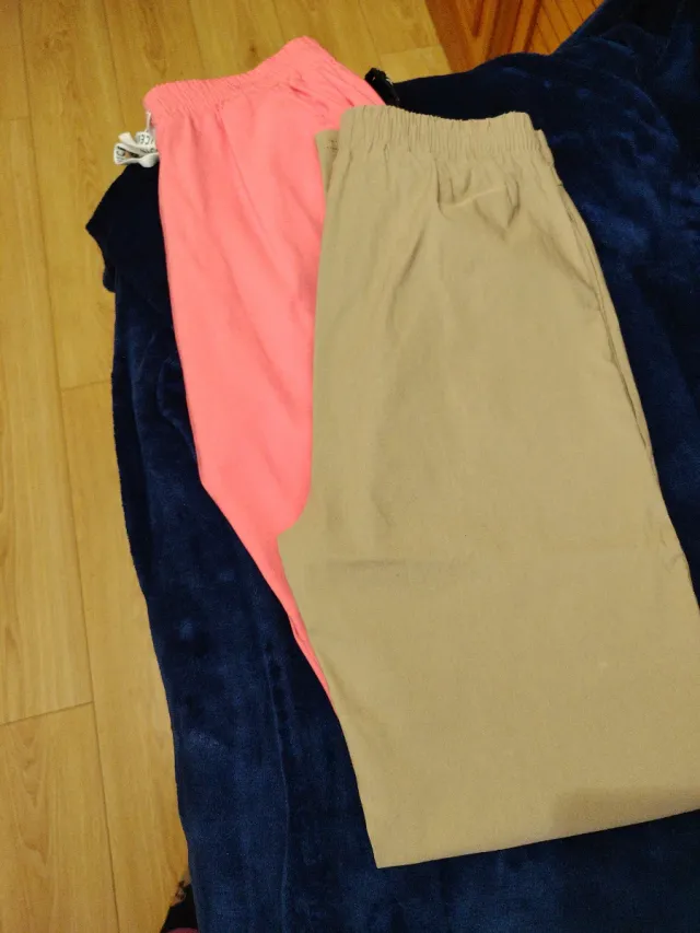 2 Pantalones Mujer Goma Elástica