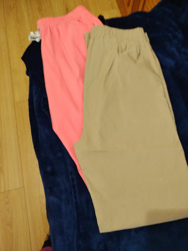 2 Pantalones Mujer Goma Elástica