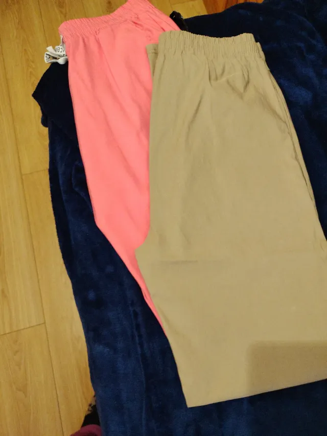 2 Pantalones Mujer Goma Elástica