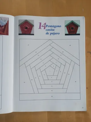 Libro de Patchwork de la tecnica  Log Cabin