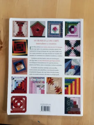 Libro de Patchwork de la tecnica  Log Cabin