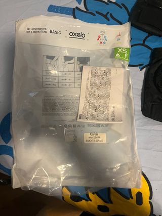 Juego Protecciones Oxelo Rodilleras Muñequeras Cod