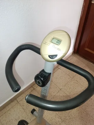 Bicicleta Estática Dorada