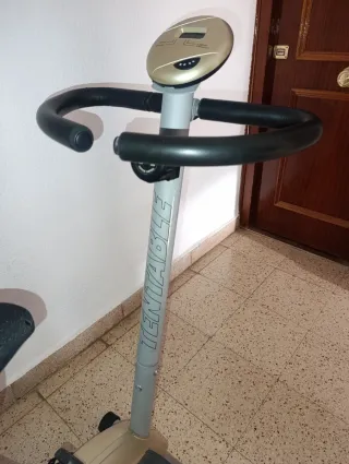 Bicicleta Estática Dorada