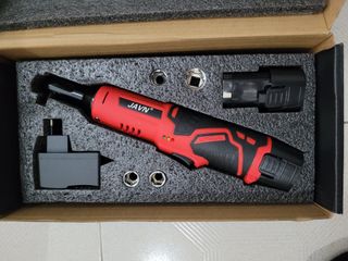 CARRACA ELECTRICA TRINQUETE INALÁMBRICO ROJO _