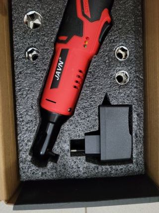 CARRACA ELECTRICA TRINQUETE INALÁMBRICO ROJO _