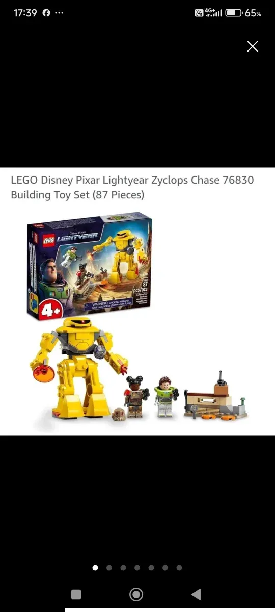 LEGO Lightyear Zyclops Chase 76830