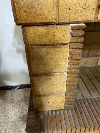 Chimenea de piedra rústica