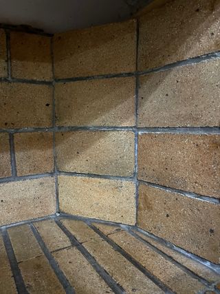 Chimenea de piedra rústica