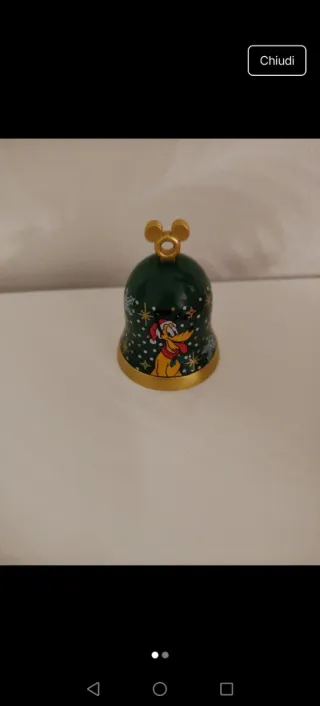 Campanella Disney Pluto Natale