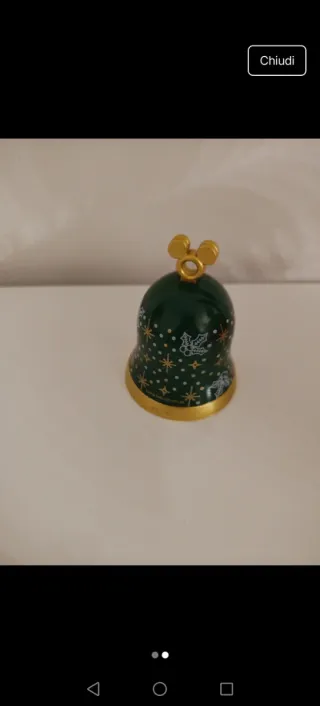 Campanella Disney Pluto Natale