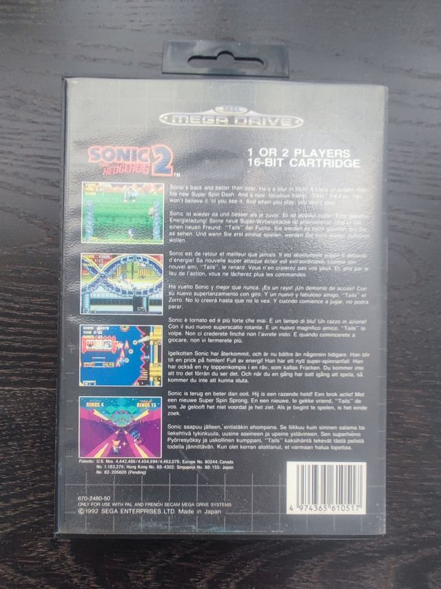 Sonic 2 Mega Drive (Sega)
