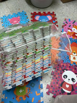 36 piezas de puzzle de gomaespuma con animales