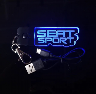 Llavero LED Seat Sport Logo - Multicolor