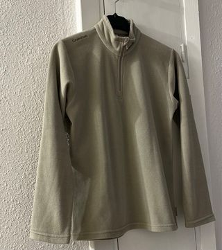 Sudadera polar Quechua beige