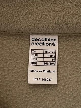 Sudadera polar Quechua beige